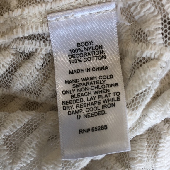 Express Sheer Embroidered Top - Picture 7 of 7